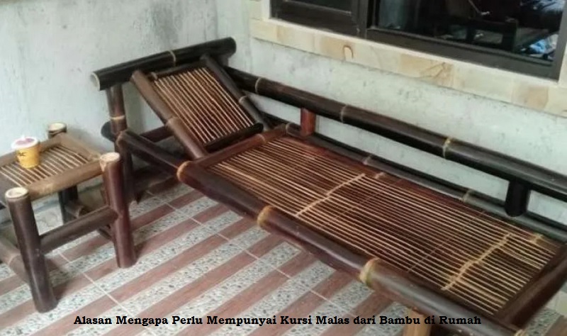 Kursi Malas dari Bambu 